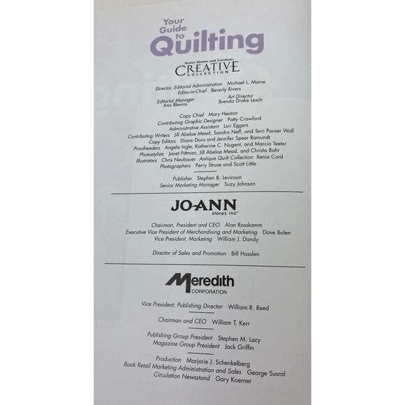 Your Guide to Quilting by Jo Ann Staff (2004, Hardcover) - Picture 4 of 16